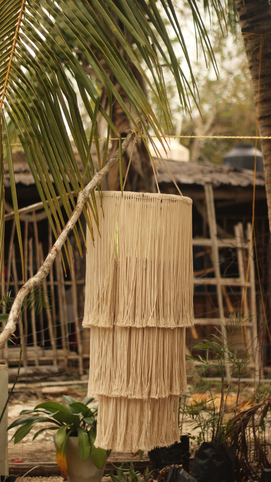 Macrame Long Lamp SAASIL