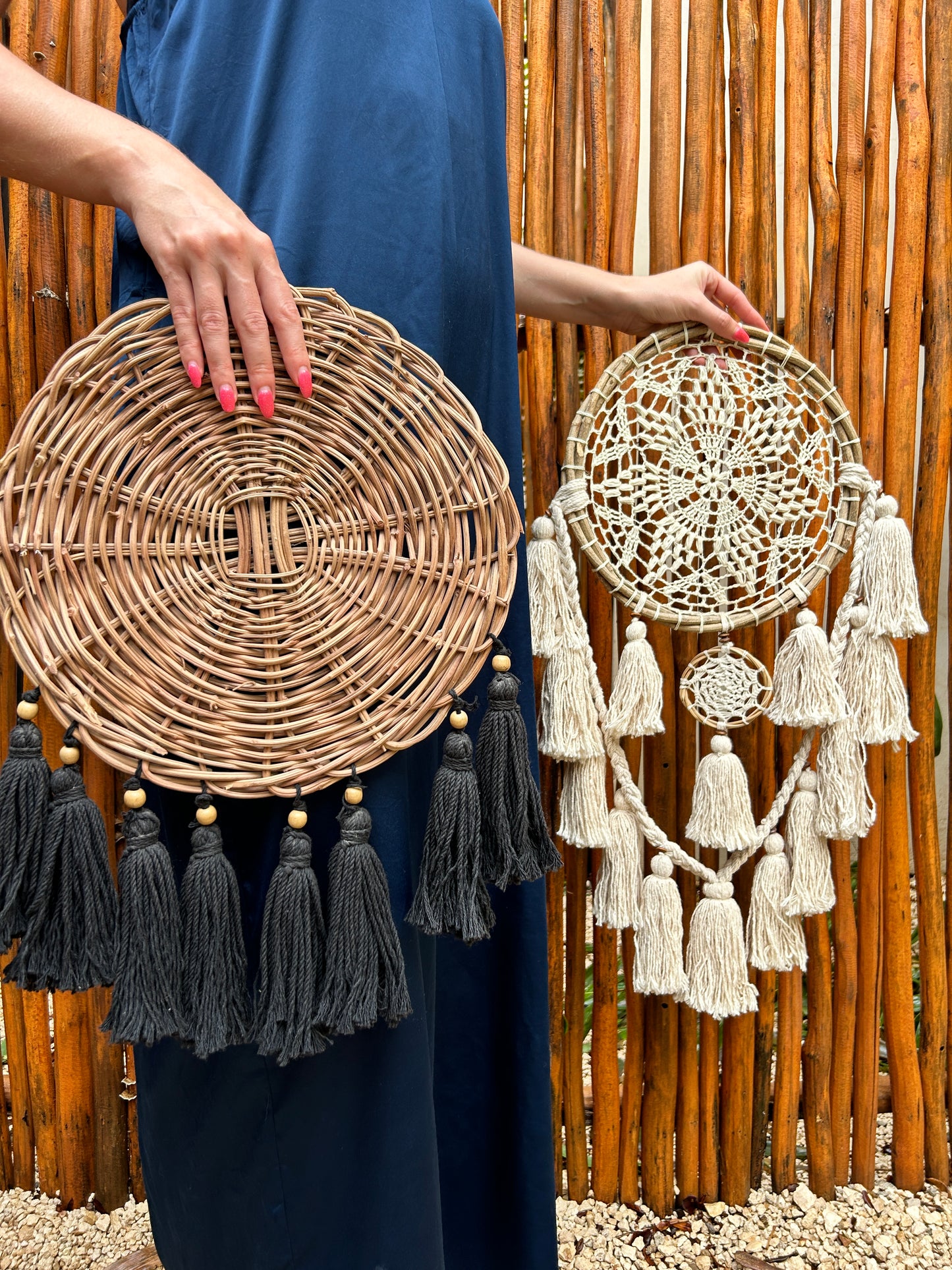 Decor Macrame Bejuco Tassles